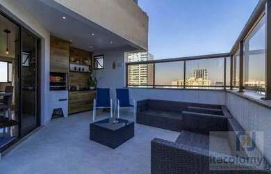 Imagem: O apartamento na cobertura para alugar possui 4 Dormitórios