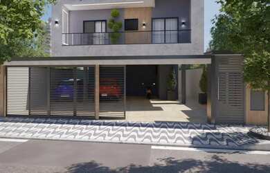 Imagem: A casa possui 2 Dormitórios, 1 Banheiro, 1 Vaga na garagem