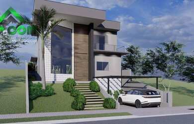 Imagem: A casa em condomínio possui 3 Dormitórios, 4 Banheiros, 2