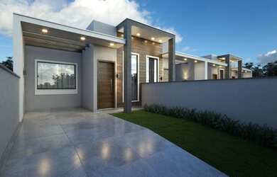 Imagem: A casa possui 2 Dormitórios, 2 Banheiros, 1 Vaga na garagem