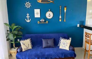 Imagem 4: Paraíso Long Beach. Piscina, Churrasqueira, Imóvel mobiliadoeAr-condicionado