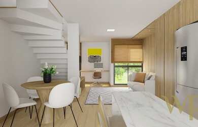 Imagem: A casa em condomínio possui 3 Dormitórios, 4 Banheiros, 2