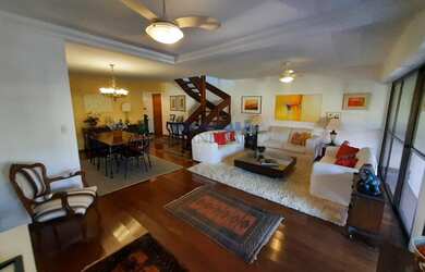 Imagem: O apartamento na cobertura possui 3 Dormitórios, 5 Banheiros