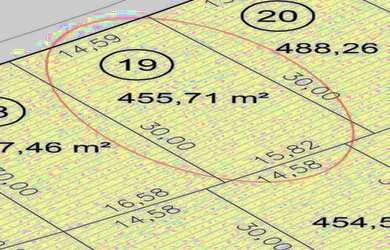 Imagem: O terreno possui 455m² de Área e está localizado em Ponta