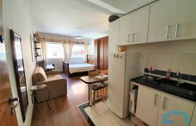 Imagem: O apartamento possui 1 Dormitório, 1 Banheiro, 30m² de Área