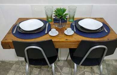 Imagem: A casa possui 1 Dormitório e 1 Banheiro e está localizado