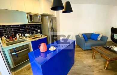 Imagem 3: Apartamento com 1 dormitório à venda, 45 m² por R$ 610.000,00 - Gonzaga - Santos/SP