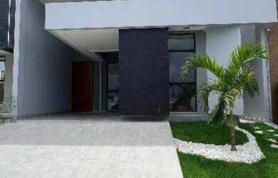 Imagem: A casa em condomínio possui 3 Dormitórios, 1 Banheiro, 2 Vagas