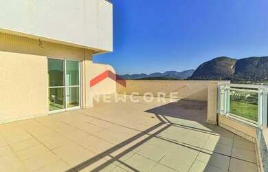 Imagem: O apartamento na cobertura possui 3 Dormitórios, 3 Banheiros