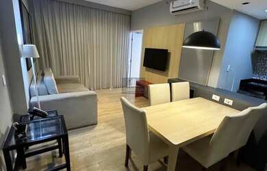 Imagem: O apartamento possui 1 Dormitório, 1 Banheiro, 1 Vaga na garagem