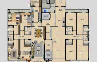 Imagem 9: Apartamento tamanho família-zona norte 139m² 4Qts-muito lazer ampla...