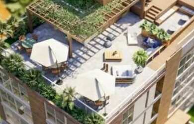 Imagem: O apartamento possui 1 Dormitório, 1 Banheiro e 22m² de Área