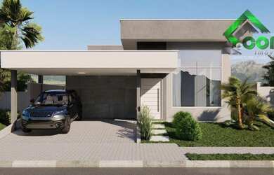 Imagem: A casa em condomínio possui 3 Dormitórios, 5 Banheiros, 2