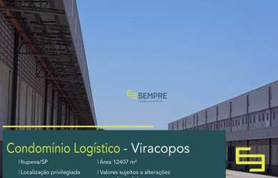 Imagem: O depósito possui 12.408m² de Área e está localizado em