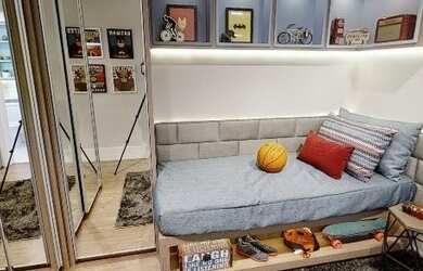 Imagem: O apartamento possui 2 Dormitórios, 2 Banheiros, 2 Vagas na