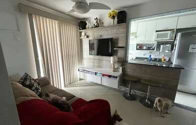 Imagem: O apartamento na cobertura possui 4 Dormitórios, 2 Banheiros