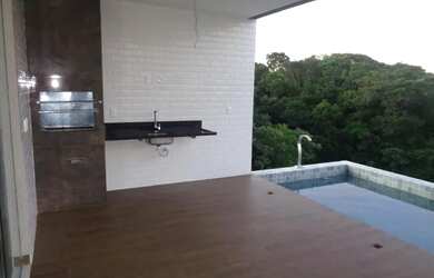 Imagem: A casa em condomínio possui 4 Dormitórios, 4 Banheiros, 2