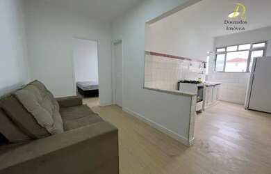 Imagem 1: Apartamento com 1 dormitório à venda, 40 m² por R$ 185.000 - Boqueirão - Praia Grande/SP