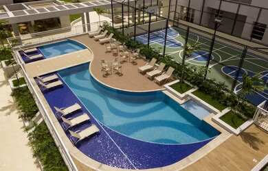 Imagem: O apartamento possui 3 Dormitórios, 2 Banheiros, 2 Vagas na