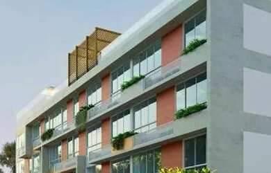 Imagem: O apartamento possui 1 Dormitório, 1 Banheiro, 1 Vaga na garagem