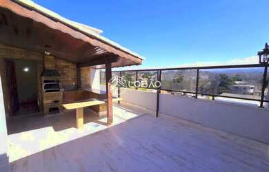 Imagem: O apartamento na cobertura possui 3 Dormitórios, 3 Banheiros