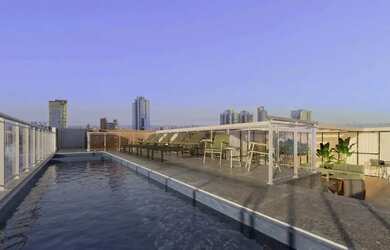 Imagem: O apartamento à venda possui 1 Dormitório, 1 Banheiro, 1 Vaga