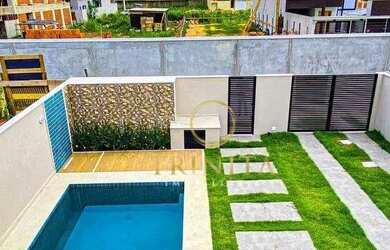 Imagem: A casa em condomínio possui 4 Dormitórios, 5 Banheiros, 3