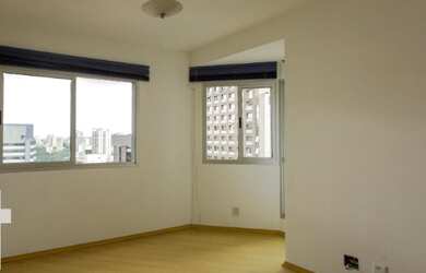 Imagem: O apartamento possui 1 Dormitório, 1 Banheiro, 1 Vaga na garagem