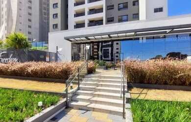 Imagem: O apartamento possui 1 Dormitório, 2 Banheiros, 1 Vaga na garagem