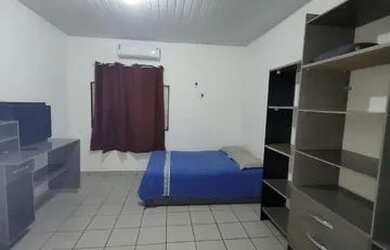 Imagem: O apartamento possui 1 Dormitório, 1 Banheiro, 1 Vaga na garagem