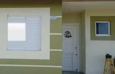 Imagem: A casa em condomínio possui 3 Dormitórios, 2 Banheiros, 1