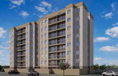 Imagem: O apartamento possui 2 Dormitórios, 1 Banheiro, 1 Vaga na garagem