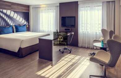 Imagem: O studio possui 1 Dormitório, 1 Banheiro, 1 Vaga na garagem