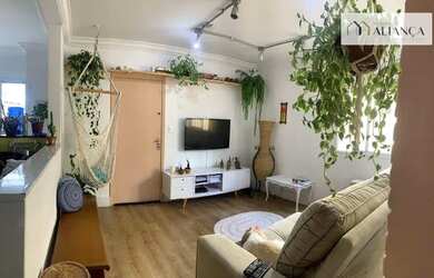 Imagem: O apartamento possui 2 Dormitórios, 2 Banheiros, 1 Vaga na