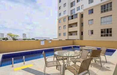 Imagem: O apartamento possui 3 Dormitórios, 1 Banheiro, 1 Vaga na garagem