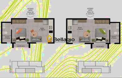 Imagem 4: Studio 1 dormitórios à venda Camobi Santa Maria/RS