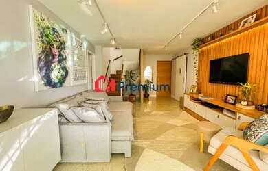 Imagem: O apartamento na cobertura possui 3 Dormitórios, 5 Banheiros