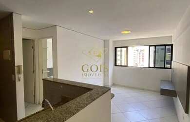 Imagem: O apartamento possui 1 Dormitório, 1 Banheiro, 1 Vaga na garagem