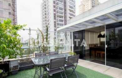 Imagem: O apartamento na cobertura possui 2 Dormitórios, 3 Banheiros