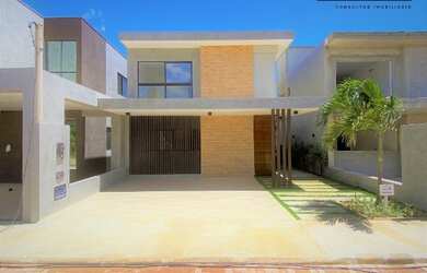 Imagem: A casa em condomínio possui 3 Dormitórios, 3 Banheiros, 4