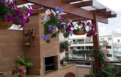 Imagem: O apartamento na cobertura possui 3 Dormitórios, 4 Banheiros