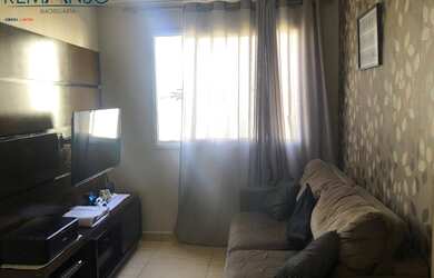 Imagem: O apartamento possui 2 Dormitórios, 1 Banheiro, 1 Vaga na garagem