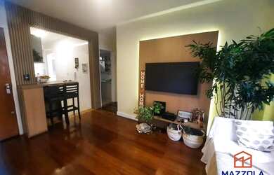 Imagem: O apartamento possui 2 Dormitórios, 1 Banheiro, 1 Vaga na garagem