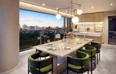 Imagem: O apartamento possui 4 Dormitórios, 2 Banheiros, 2 Vagas na