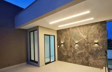 Imagem: A casa em condomínio possui 4 Dormitórios, 4 Banheiros, 2