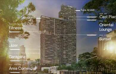 Imagem: O apartamento possui 3 Dormitórios, 5 Banheiros, 2 Vagas na