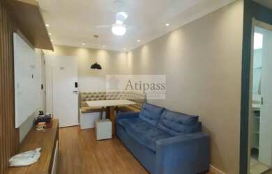 Imagem: O apartamento possui 2 Dormitórios, 1 Banheiro, 1 Vaga na garagem