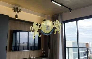 Imagem: O studio possui 1 Dormitório, 1 Banheiro, 1 Vaga na garagem