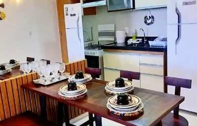 Imagem 3: Quarto e sala, porteira fechada, proto para aluguel por temporada