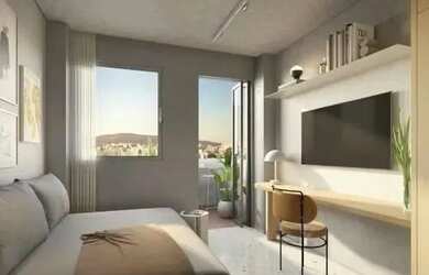 Imagem: O apartamento possui 1 Dormitório, 1 Banheiro, 20m² de Área